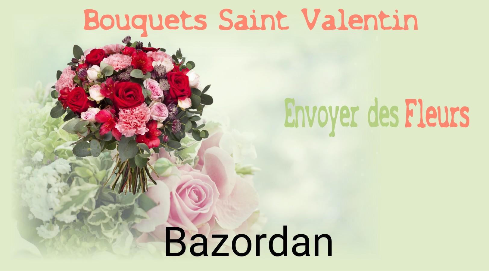 Roses de Saint-Valentin livrées à Bazordan
